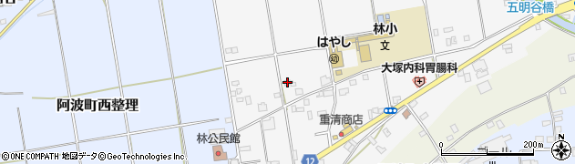 徳島県阿波市阿波町東整理51周辺の地図