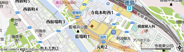 大成有楽不動産株式会社徳島管理事務所周辺の地図