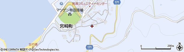 和歌山県有田市宮崎町2015周辺の地図
