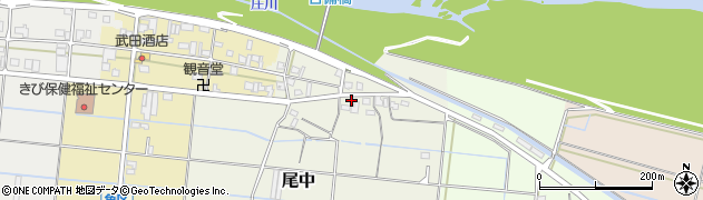 和歌山県有田郡有田川町尾中55周辺の地図