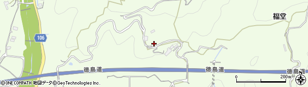 徳島県美馬市脇町（井口東）周辺の地図