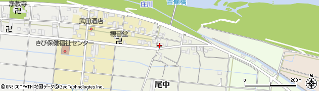 和歌山県有田郡有田川町尾中98周辺の地図