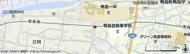徳島県吉野川市鴨島町西麻植江川9周辺の地図