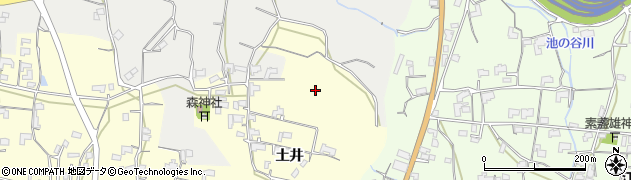 徳島県美馬市脇町大字猪尻土井周辺の地図