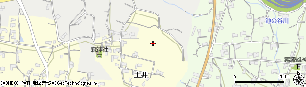 徳島県美馬市脇町大字猪尻（土井）周辺の地図