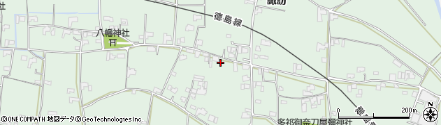 徳島県石井町（名西郡）浦庄（諏訪）周辺の地図
