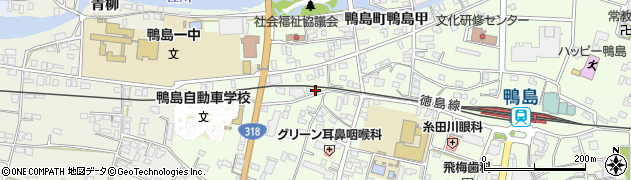 徳島県吉野川市鴨島町鴨島671周辺の地図