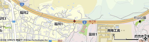 国道２号線周辺の地図