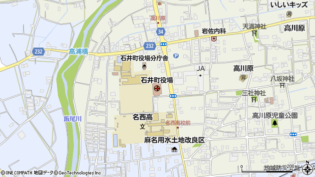〒779-3200 徳島県名西郡石井町（以下に掲載がない場合）の地図