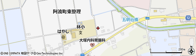 徳島県阿波市阿波町東整理179周辺の地図