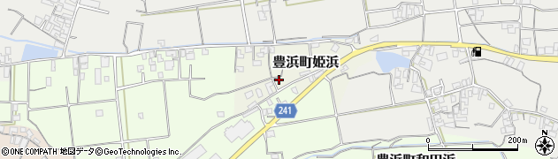 香川県観音寺市豊浜町姫浜1448周辺の地図