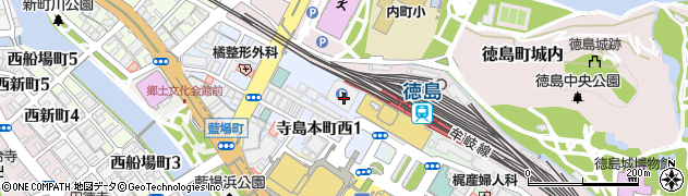 徳島公共職業安定所　職業相談第３部門周辺の地図