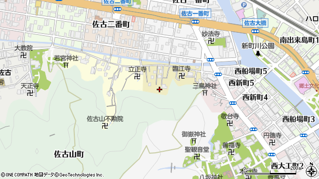 〒770-0031 徳島県徳島市南佐古一番町の地図