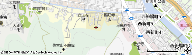 徳島県徳島市南佐古一番町周辺の地図