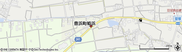 香川県観音寺市豊浜町姫浜1454周辺の地図