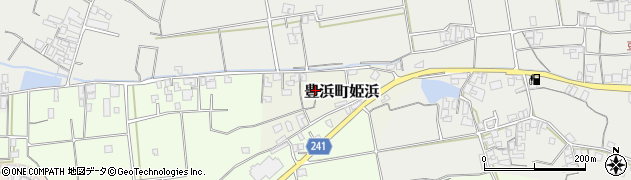 香川県観音寺市豊浜町姫浜1418周辺の地図