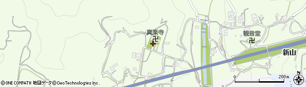 徳島県美馬市脇町田上周辺の地図