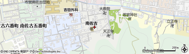 徳島県徳島市南佐古三番町周辺の地図