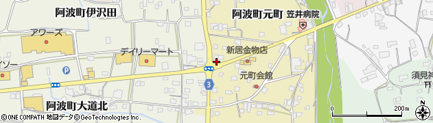 徳島大正銀行阿波町 ＡＴＭ周辺の地図