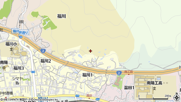 〒746-0038 山口県周南市福川の地図