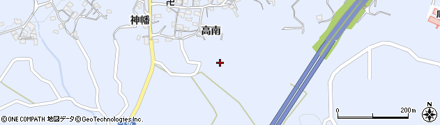 山口県岩国市周東町上久原高南1209周辺の地図