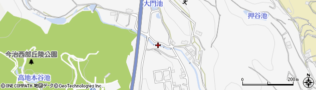 愛媛県今治市高地町周辺の地図
