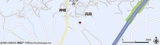 山口県岩国市周東町上久原高南1211周辺の地図