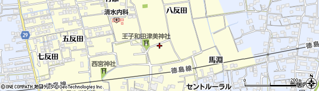 徳島県徳島市国府町和田（宮ノ元）周辺の地図