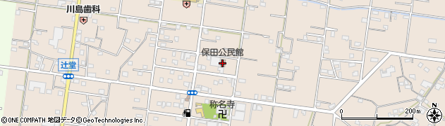 保田公民館周辺の地図