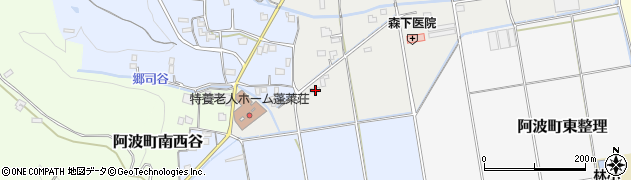 徳島県阿波市阿波町北整理18周辺の地図