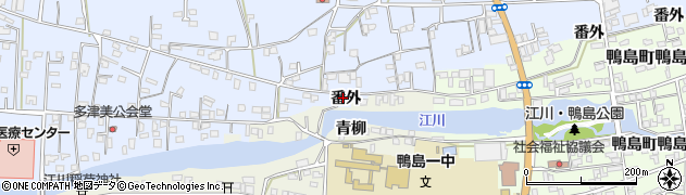 徳島県吉野川市鴨島町知恵島（番外）周辺の地図
