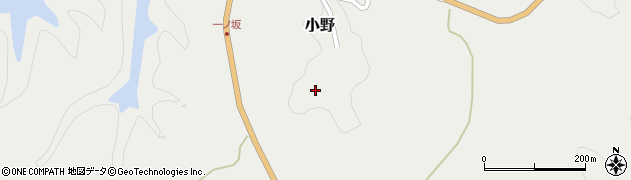 山口県宇部市小野（一之坂）周辺の地図