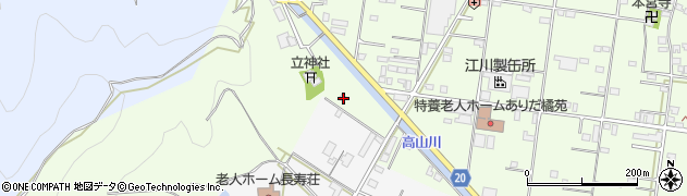 和歌山県有田市野653周辺の地図