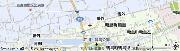 徳島県吉野川市鴨島町鴨島888周辺の地図