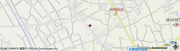 香川県観音寺市大野原町萩原1636周辺の地図