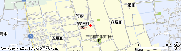 徳島県徳島市国府町和田竹添6周辺の地図