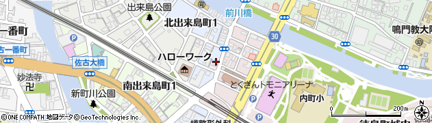 徳島県徳島市東出来島町14周辺の地図