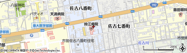 鈴江病院周辺の地図