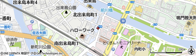 徳島県徳島市東出来島町18周辺の地図
