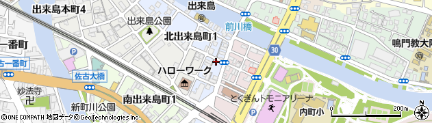徳島県徳島市東出来島町19周辺の地図