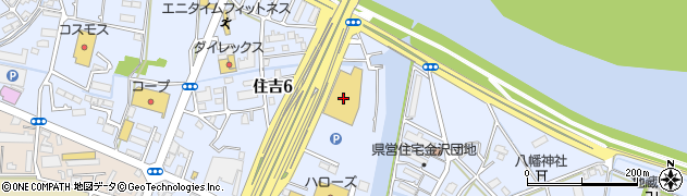 ホームセンターコーナン徳島住吉店周辺の地図