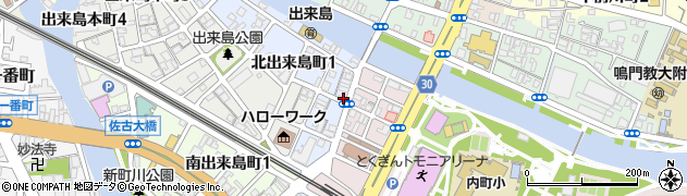 徳島県徳島市東出来島町20周辺の地図