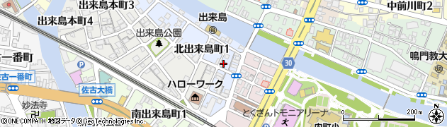 徳島県徳島市東出来島町33周辺の地図
