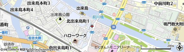 徳島県徳島市東出来島町24周辺の地図
