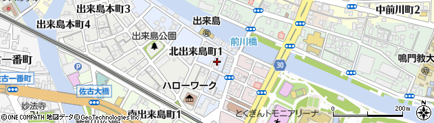 徳島県徳島市東出来島町32周辺の地図