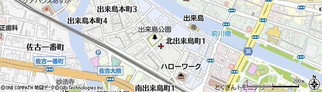 徳島バス株式会社　徳島営業所周辺の地図