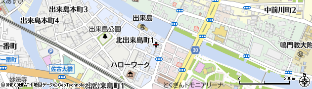 徳島県徳島市東出来島町29周辺の地図