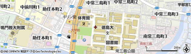 徳島大学生活協同組合　常三島店周辺の地図