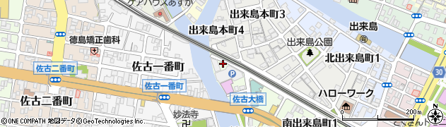 株式会社藤木工務店　徳島営業所周辺の地図