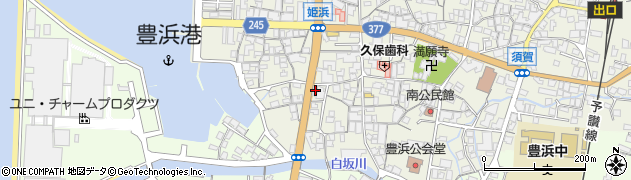 香川県観音寺市豊浜町姫浜394周辺の地図